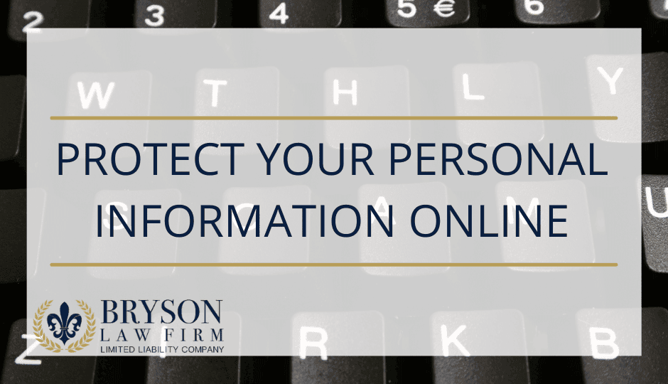 Protect Your Personal Information Online