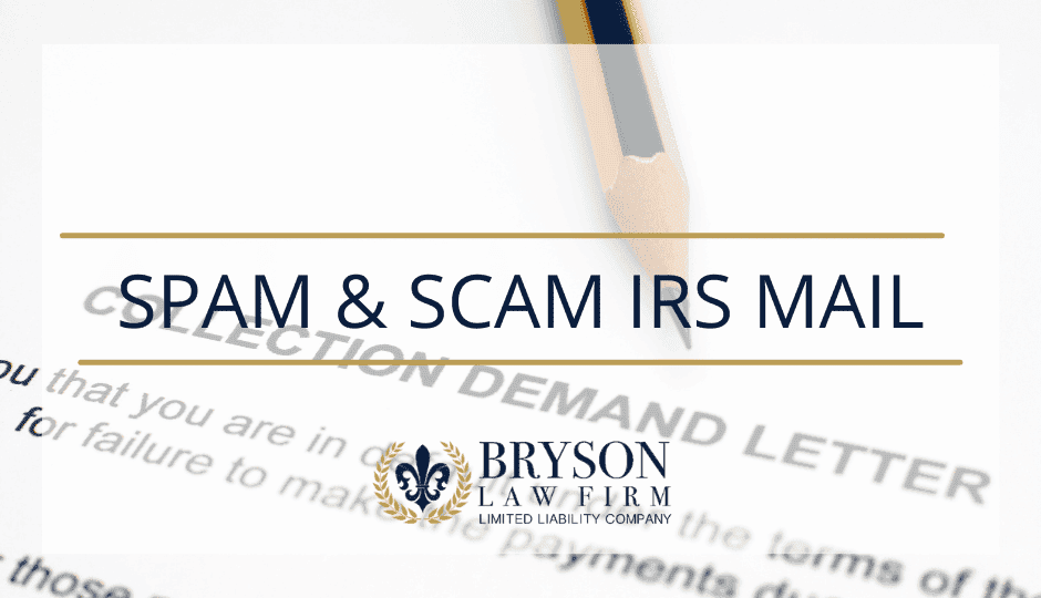 Spam and Scam IRS Mail