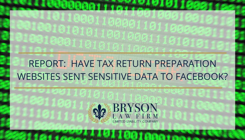 Data_to_FB_Report REPORT:  Have Tax Return Preparation Websites Sent Sensitive Data to Facebook?