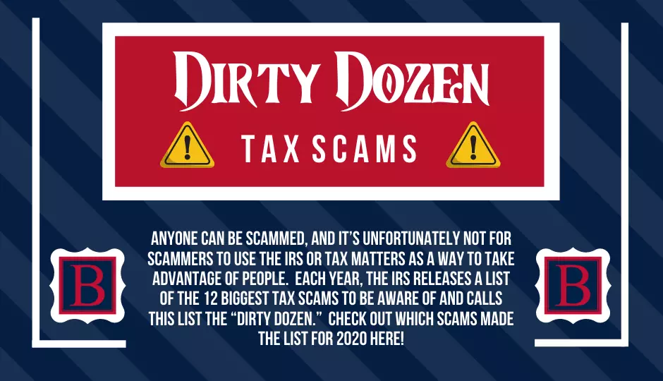The “Dirty Dozen” Tax Scams