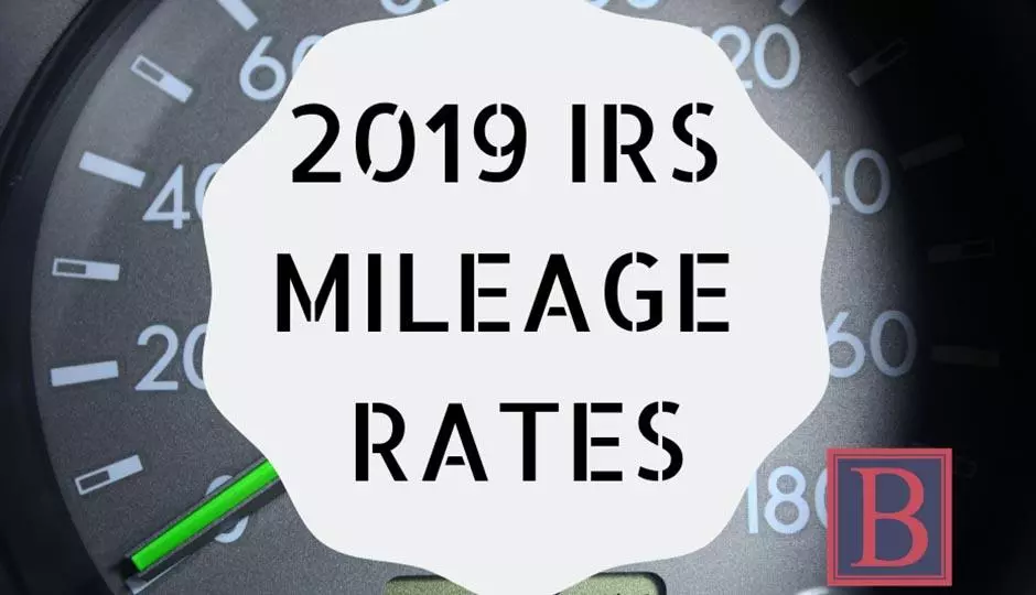 2019 IRS Mileage Rates